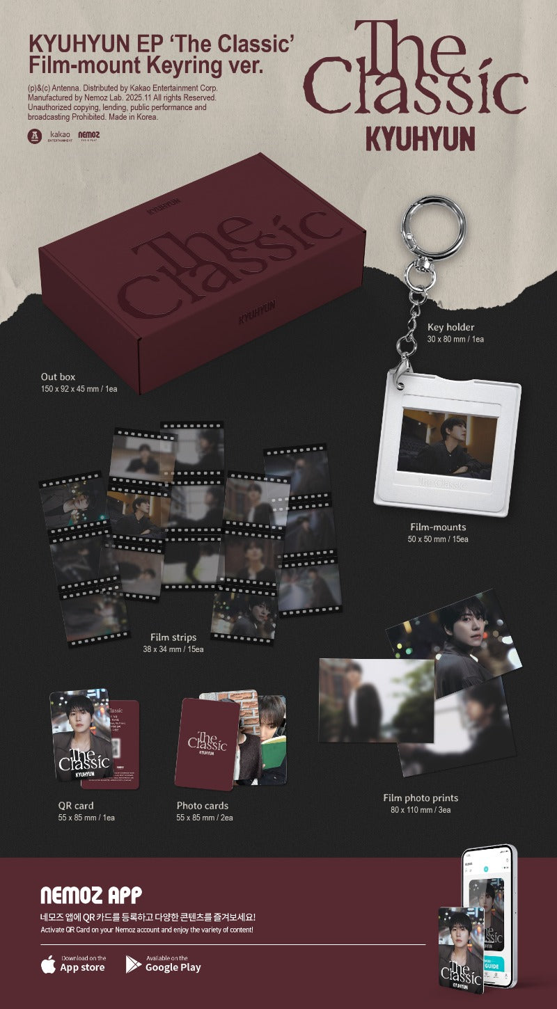 KYUHYUN (Super Junior) EP - The Classic (Film-mount Keyring Ver.)
