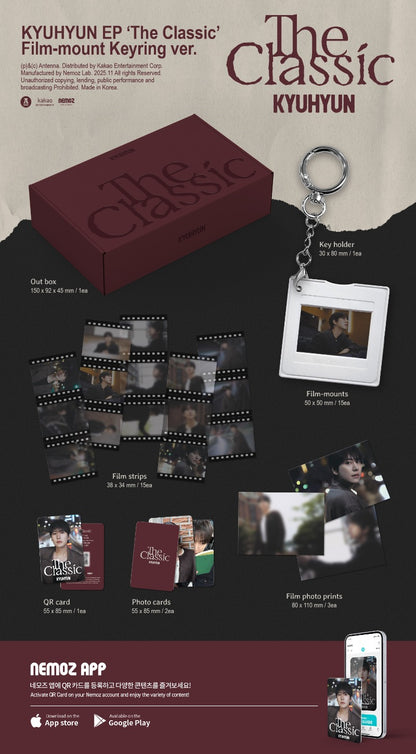 KYUHYUN (Super Junior) EP - The Classic (Film-mount Keyring Ver.)