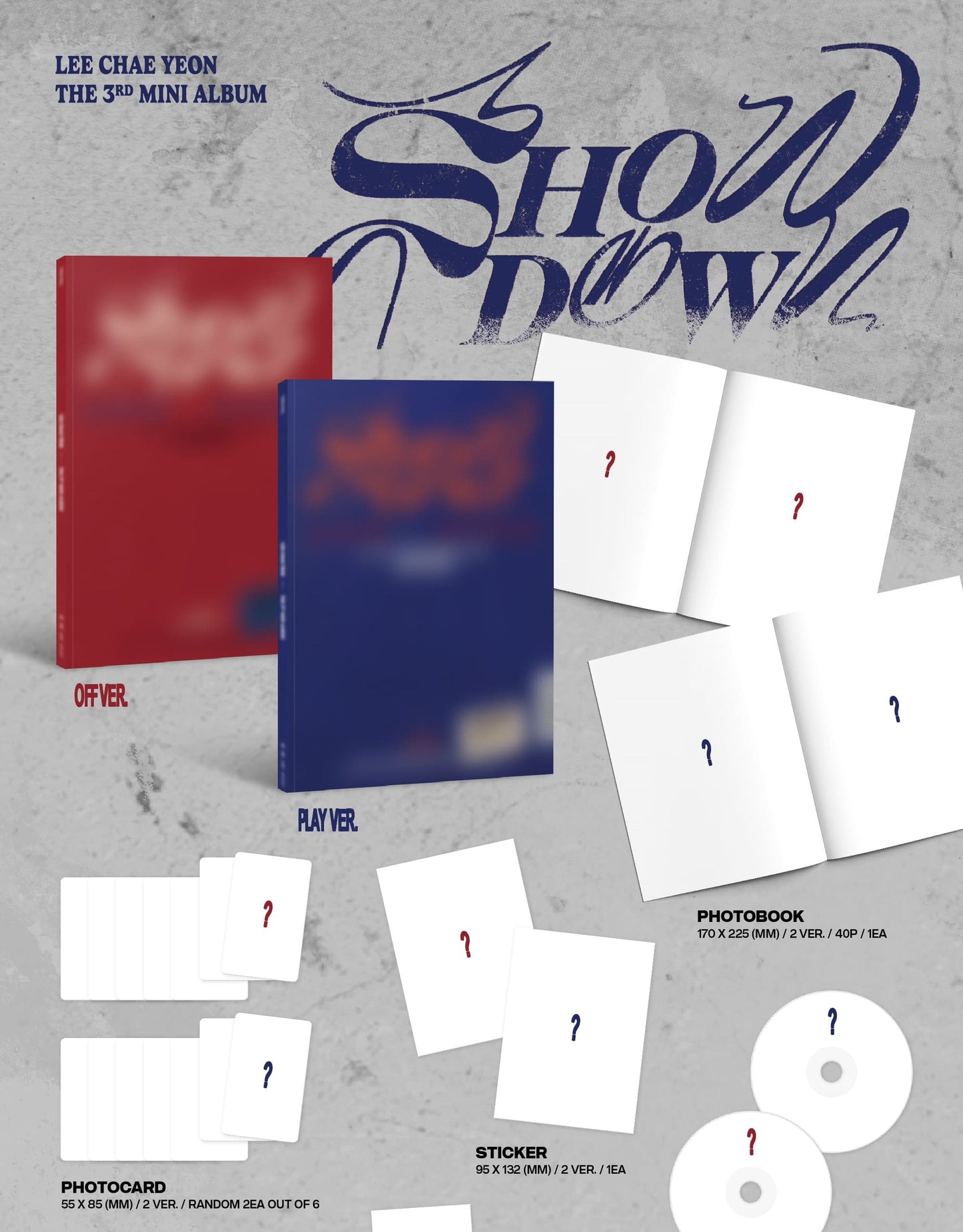 LEE CHAE YEON THE 3RD MINI ALBUM – SHOWDOWN (Random)