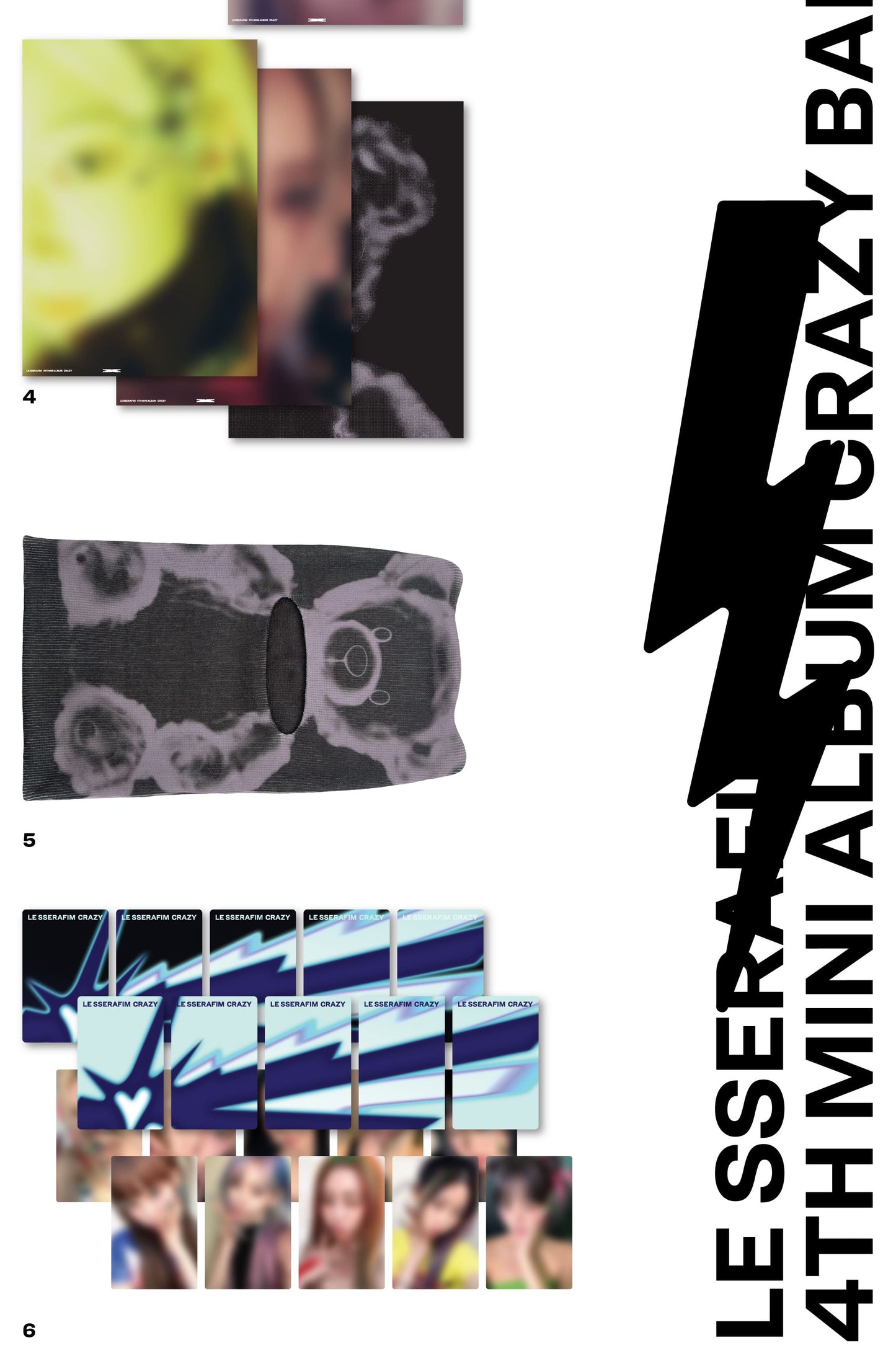 LE SSERAFIM 4th Mini Album – CRAZY (BALACLAVA Ver.)