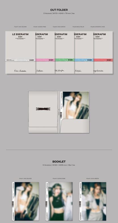LE SSERAFIM Mini Album Vol. 3 – EASY (COMPACT Ver.) (Random)