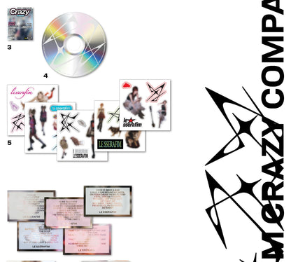 LE SSERAFIM 4th Mini Album – CRAZY (COMPACT Ver.) (Random)
