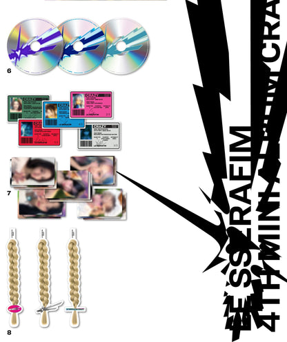 LE SSERAFIM 4th Mini Album – CRAZY (Random)