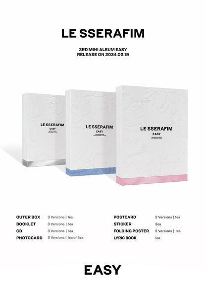 LE SSERAFIM Mini Album Vol. 3 – EASY (Random)