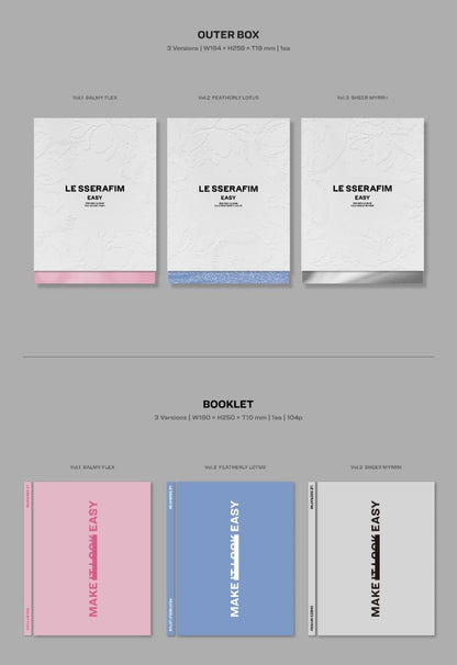 LE SSERAFIM Mini Album Vol. 3 – EASY (Random)