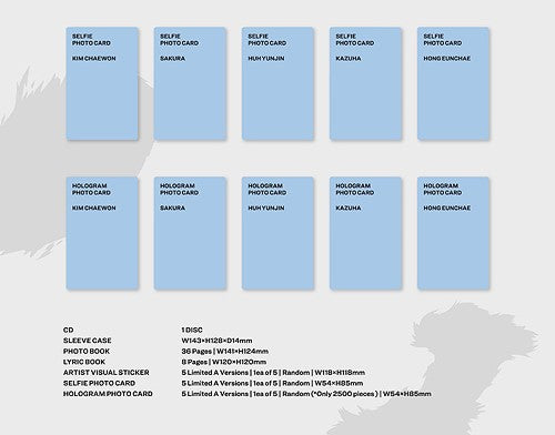 LE SSERAFIM 3rd Japanese Album - CRAZY [Japanese Edition]