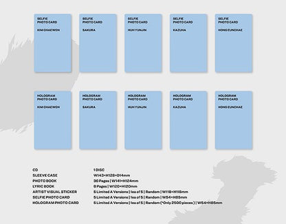 LE SSERAFIM 3rd Japanese Album - CRAZY [Japanese Edition]