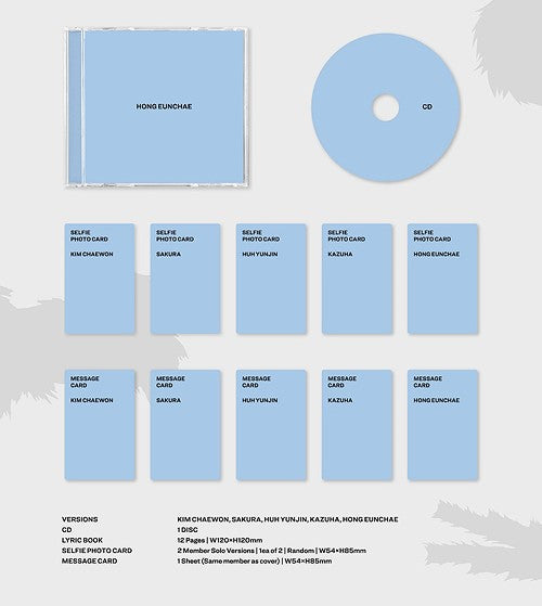 LE SSERAFIM 3rd Japanese Album - CRAZY [Japanese Edition]