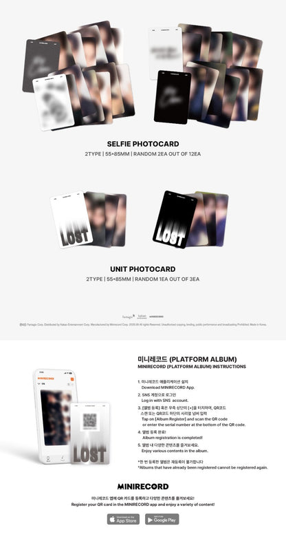 LUN8 – 2nd Single Album - LOST (META Ver.) (Random)