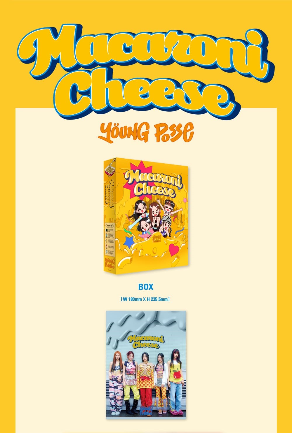YOUNG POSSE 1st EP – MACARONI CHEESE