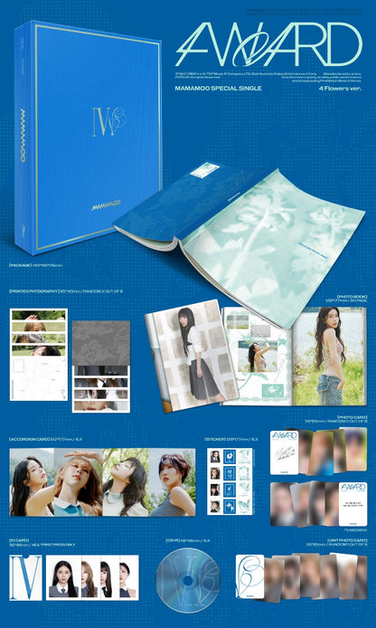 PRE-ORDER: MAMAMOO Special Single - 4WARD (4 Flowers Ver.)