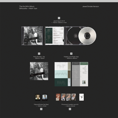 Mark Tuan (GOT7) 2nd Mini Album - Silhouette (Jewel Ver.)