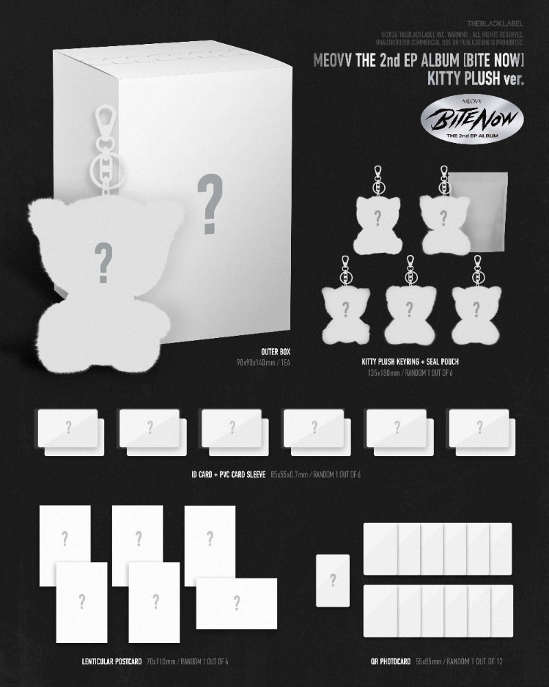 PRE-ORDER: MEOVV The 2nd EP Album - BITE NOW (Kitty Plush Ver.)