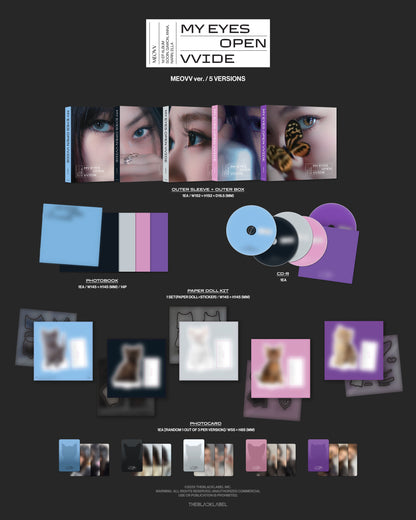 MEOVV 1st EP ALBUM – MY EYES OPEN VVIDE (MEOVV Ver.) (Random)