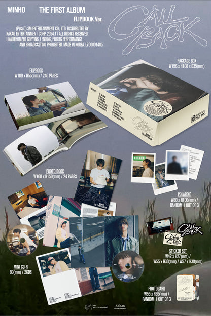 MINHO The 1st Album – CALL BACK (Box Ver.)