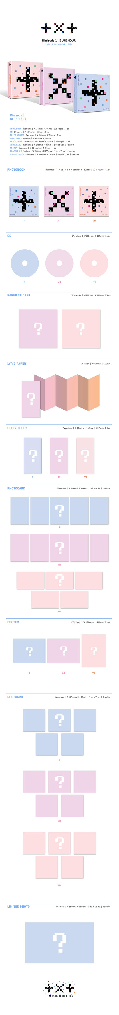 TXT 3rd Mini Album - Minisode 1 : BLUE HOUR (Random)