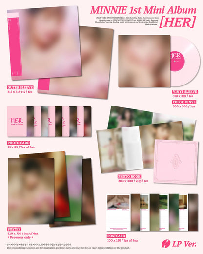 MINNIE (G)I-DLE) 1st Mini Album – HER (LP)