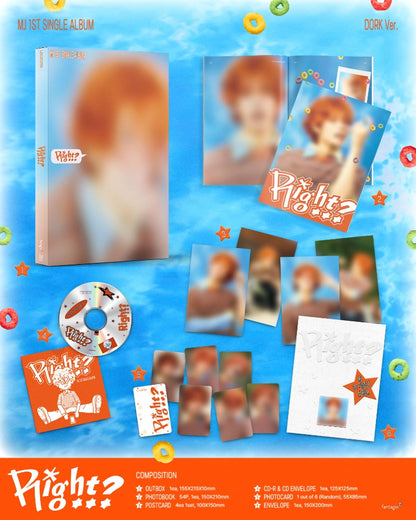 PRE-ORDER: MJ (ASTRO) 1st Single Album - RIGHT..? (Random Ver.)