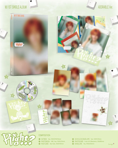 PRE-ORDER: MJ (ASTRO) 1st Single Album - RIGHT..? (Random Ver.)
