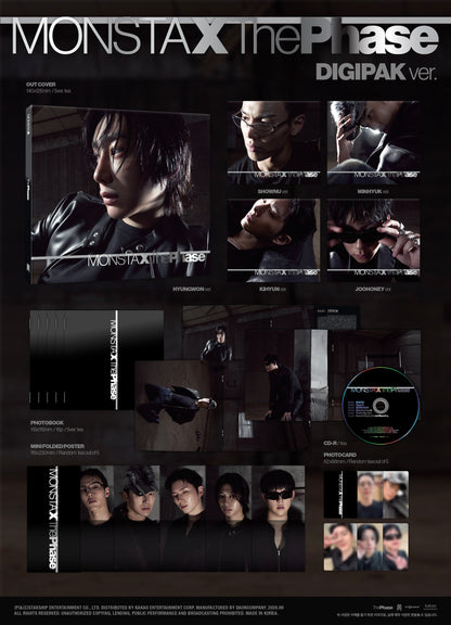 MONSTA X - The Phase (Digipak Ver.) (Random)