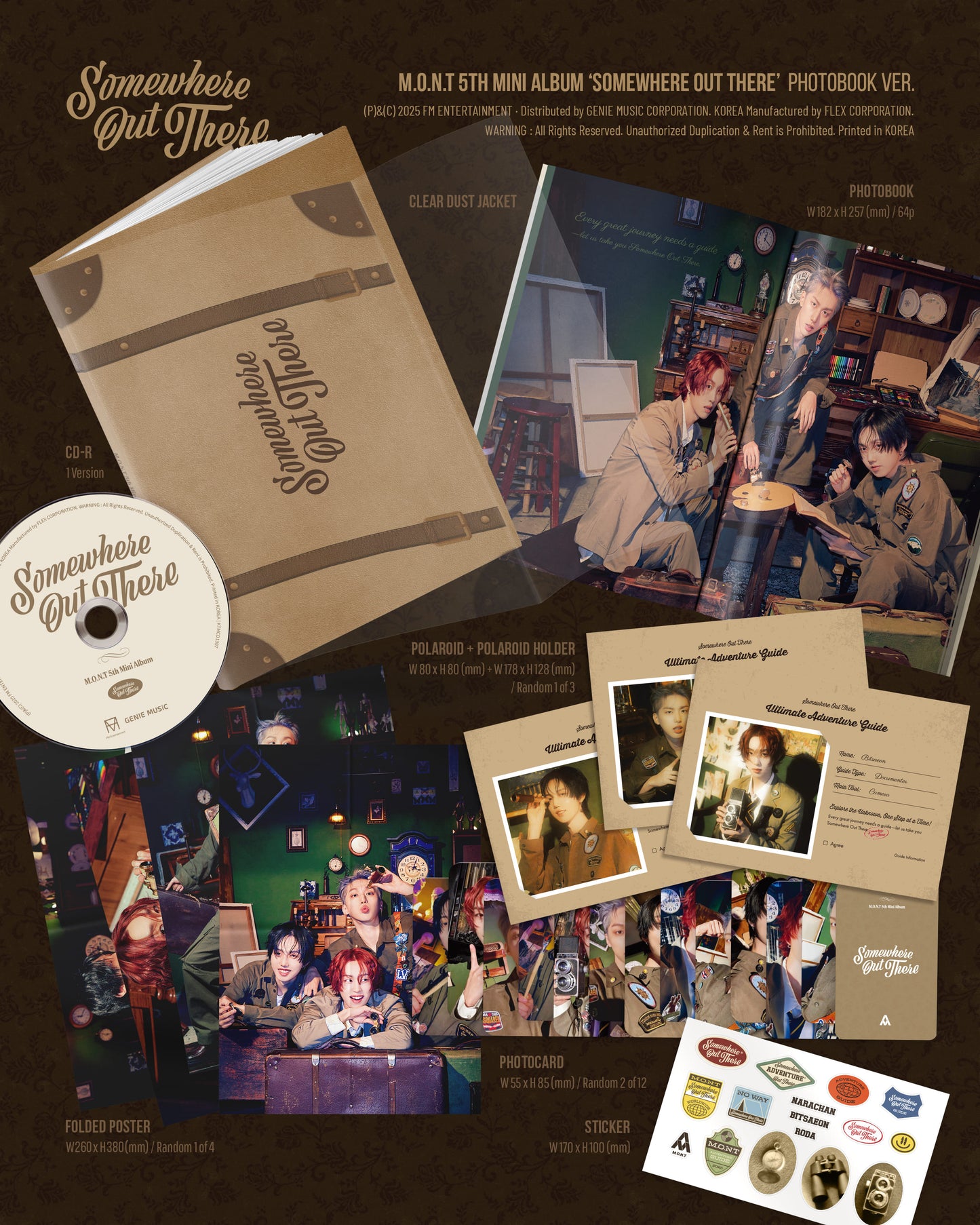 M.O.N.T 5th Mini Album – Somewhere Out There (Photobook Ver.)