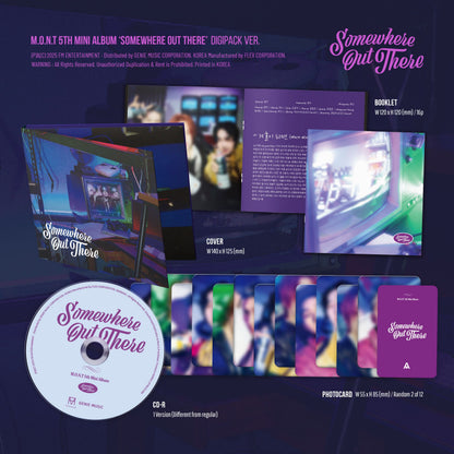 M.O.N.T 5th Mini Album – Somewhere Out There (DIGIPACK Ver.)