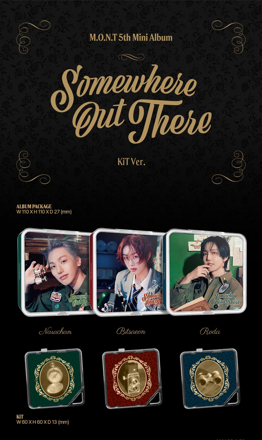 M.O.N.T 5th Mini Album – Somewhere Out There (KiT Ver.) (Random)