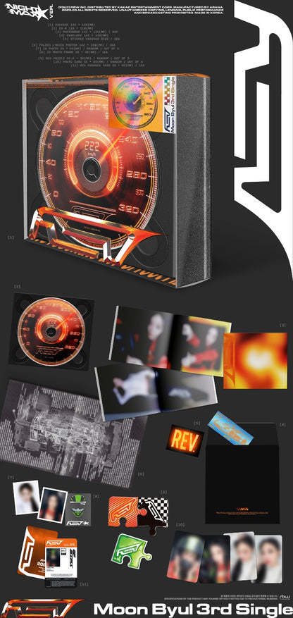 PRE-ORDER: Moon Byul (Mamamoo) 3rd Single - REV (Random)