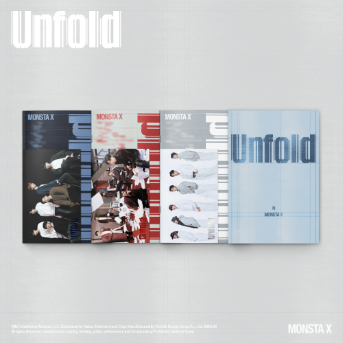 PRE-ORDER: MONSTA X - Unfold (Standard Ver.)