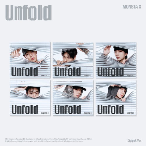MONSTA X - Unfold (Digipack Ver.) (Random)
