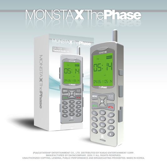 PRE-ORDER: MONSTA X The Phase - MX-0514 Table Clock Ver. (Limited Ver.)