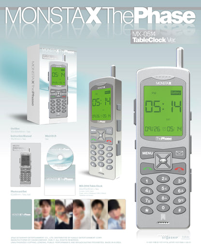 PRE-ORDER: MONSTA X The Phase - MX-0514 Table Clock Ver. (Limited Ver.)
