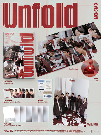 MONSTA X - Unfold (Standard Ver.) (Random)