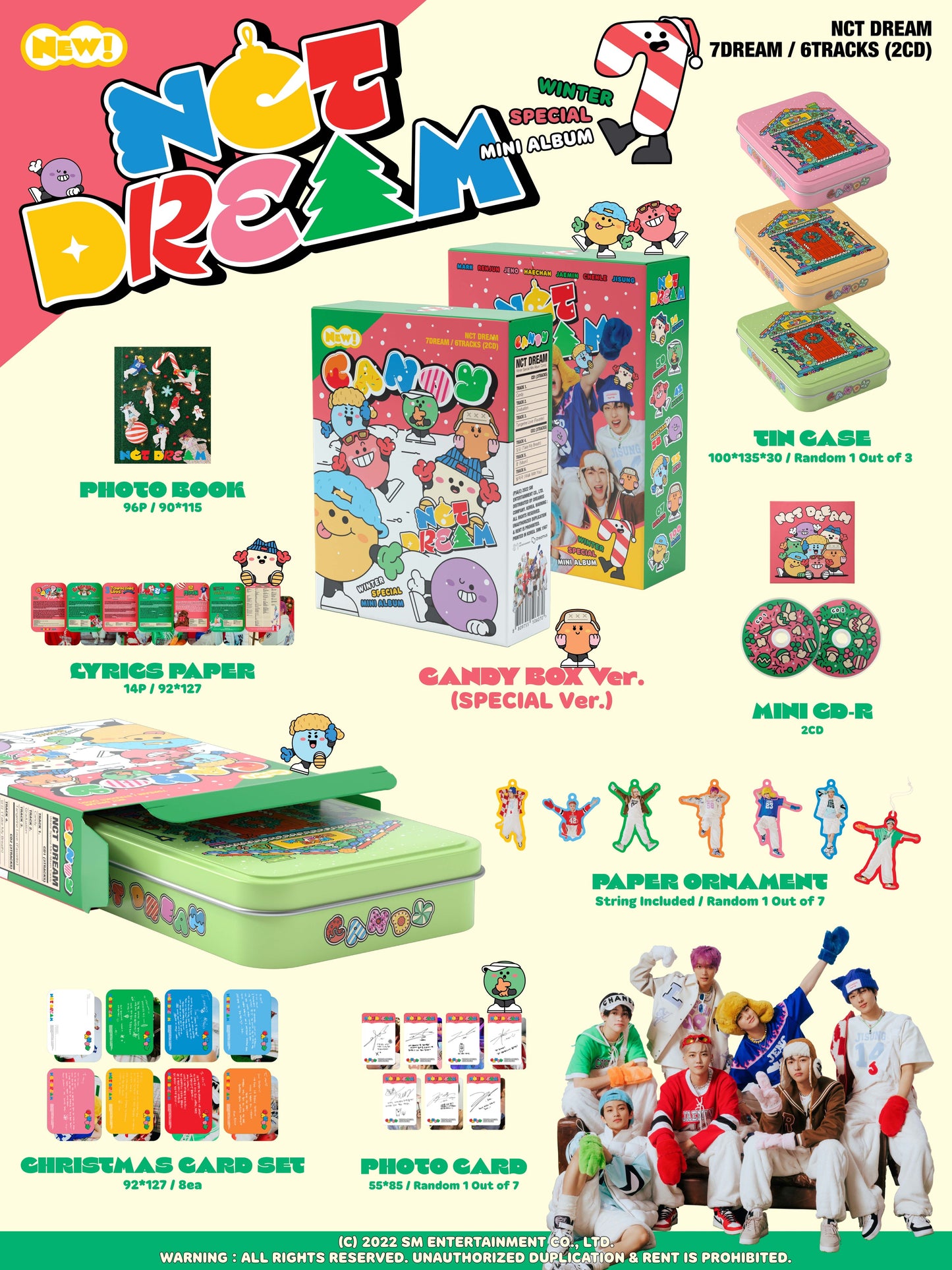 [PRE-OWNED] NCT DREAM Winter Special Mini Album – Candy (Special Ver.) (First Press Limited Edition)