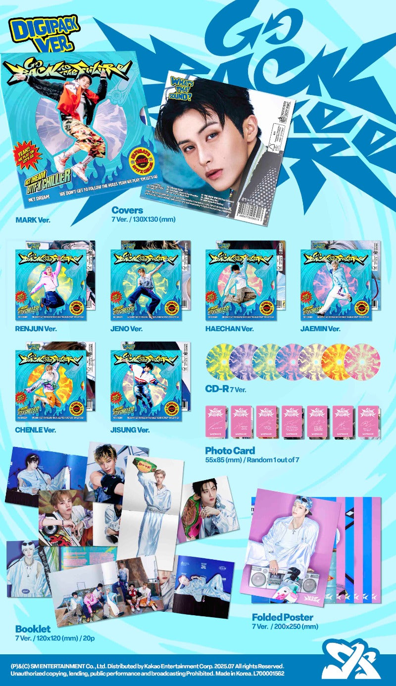 NCT DREAM 5th Album – Go Back To The Future (Digipack Ver.) (Random)