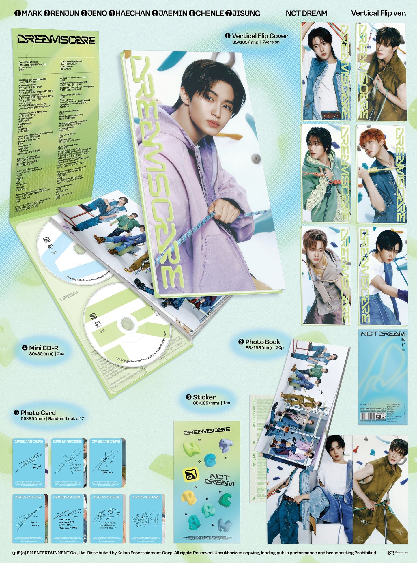 NCT DREAM 4th Album – DREAMSCAPE (Vertical Flip Ver.) (Random)