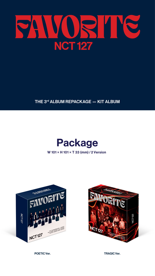 [PRE-OWNED] NCT 127 Album Vol. 3 (Repackage) – Favorite (Kit Ver.)