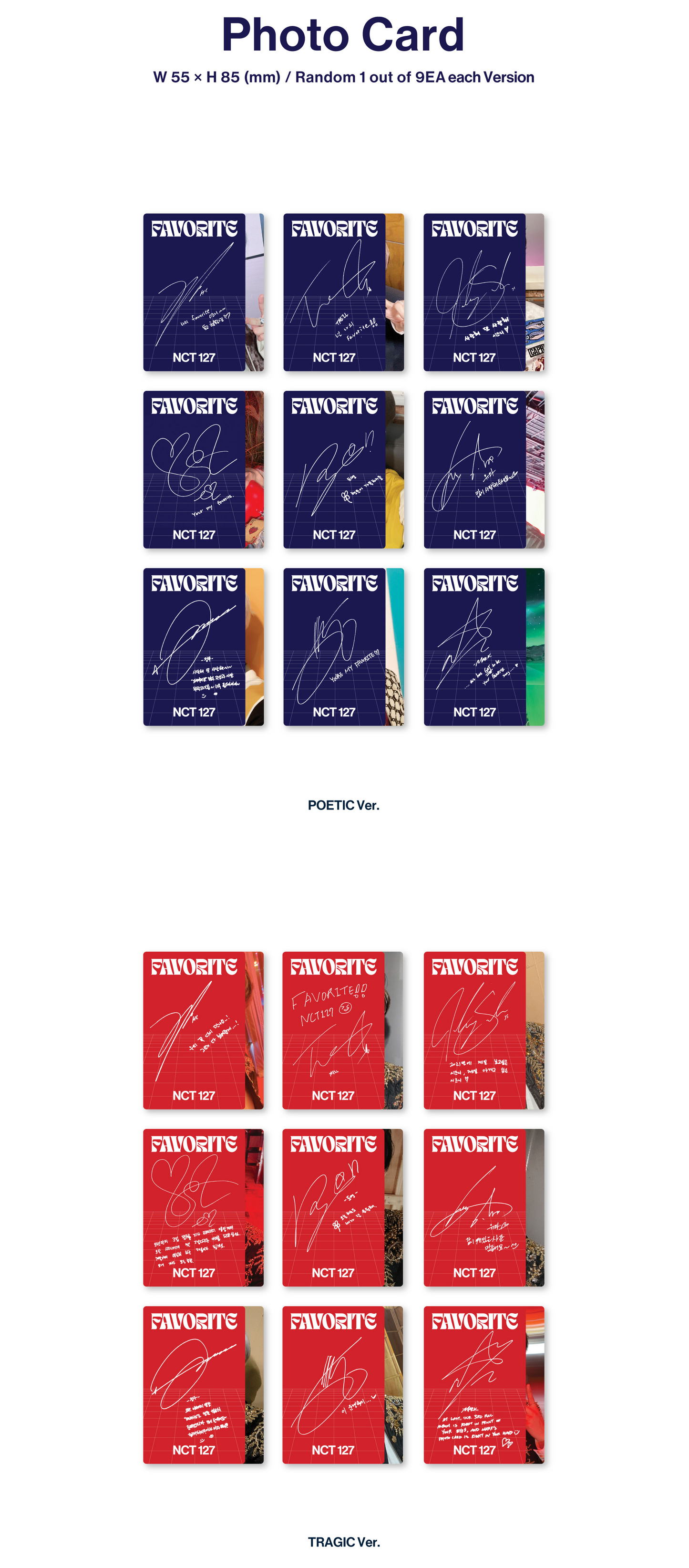 [PRE-OWNED] NCT 127 Album Vol. 3 (Repackage) – Favorite (Kit Ver.)