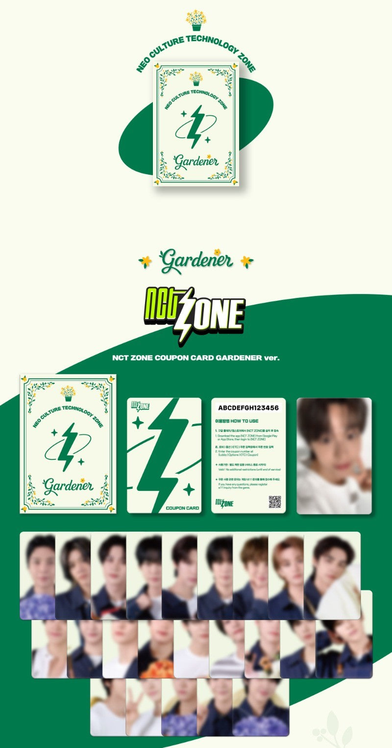 NCT – NCT ZONE COUPON CARD (GARDENER Ver.) – K-Pop Stop NZ