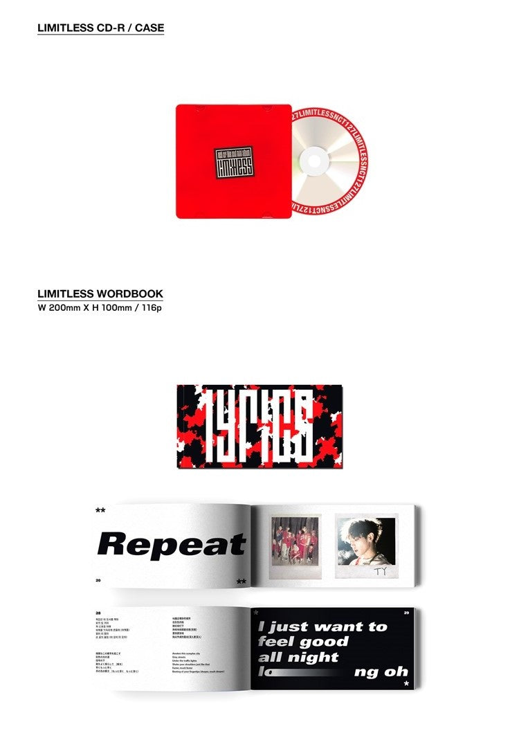 NCT 127 Mini Album Vol. 2 - LIMITLESS (Random)
