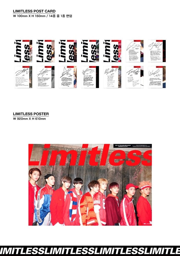 NCT 127 Mini Album Vol. 2 - LIMITLESS (Random)