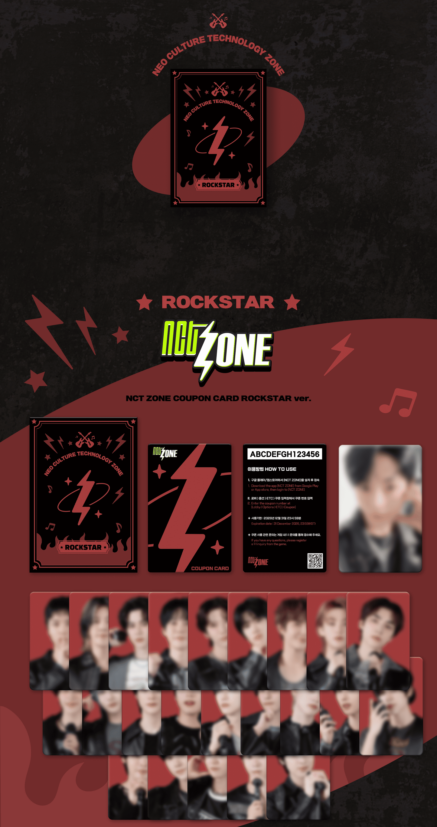 NCT – NCT ZONE COUPON CARD (ROCKSTAR Ver.)