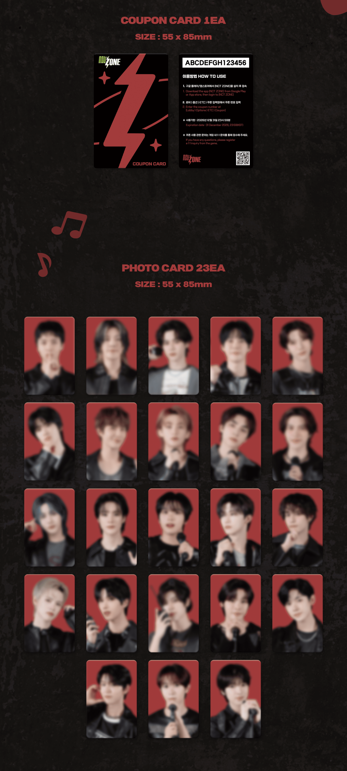 NCT – NCT ZONE COUPON CARD (ROCKSTAR Ver.)