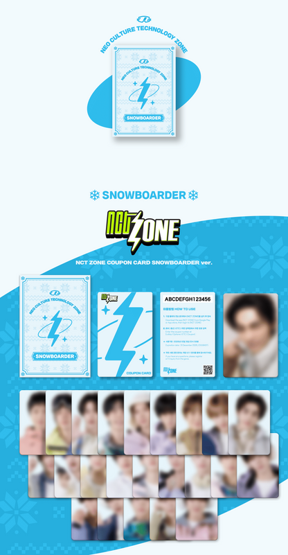 NCT – NCT ZONE COUPON CARD (SNOWBOARDER Ver.)
