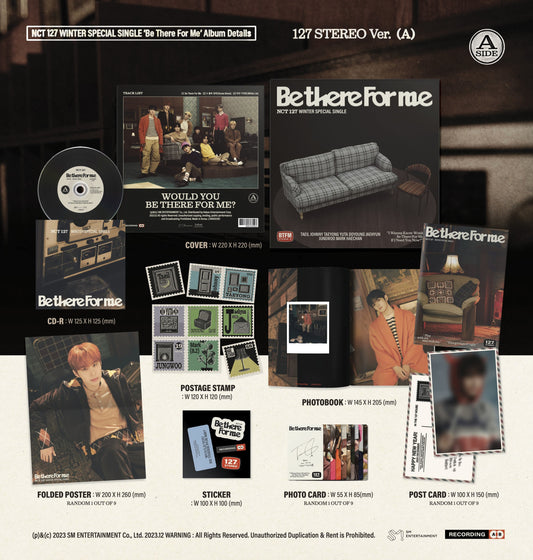 NCT 127 – WINTER SPECIAL SINGLE [Be There For Me] (127 STEREO Ver.) (Random)