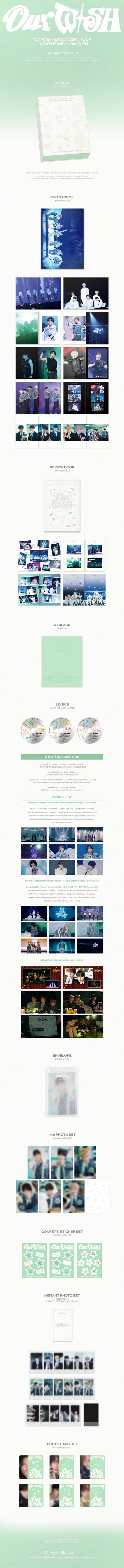 PRE-ORDER: NCT WISH 1st Concert Tour - INTO THE WISH : Our WISH (Blu-ray Ver.)
