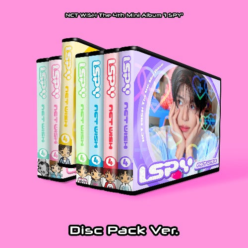 PRE-ORDER: NCT WISH The 4th Mini Album - I SPY (Disc Pack Ver.) (Random)