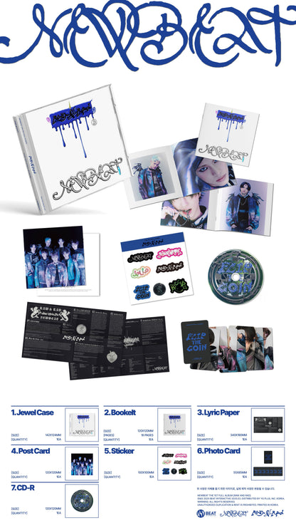 NEWBEAT 1st Full Album – RAW AND RAD (Jewel ver.) (Random)