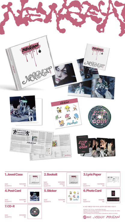NEWBEAT 1st Full Album – RAW AND RAD (Jewel ver.) (Random)