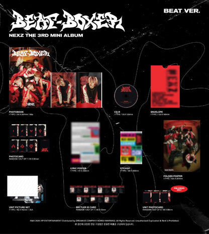NEXZ The 3rd Mini Album - Beat-Boxer (Random)